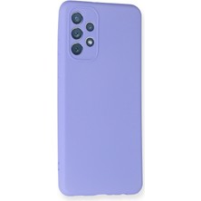 HappyCase  Samsung Galaxy A52 Kılıf Yumuşak Silikon Kılıf - Lila