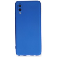 HappyCase  Samsung Galaxy A02 Kılıf Yumuşak Silikon Kılıf - Mavi