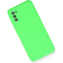 HappyCase  Samsung Galaxy A02S Kılıf Yumuşak Silikon Kılıf - Yeşil