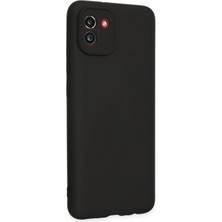 HappyCase  Samsung Galaxy A03 Kılıf Yumuşak Silikon Kılıf - Siyah