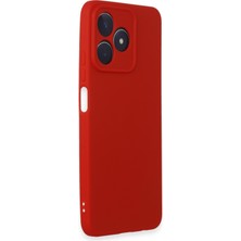 HappyCase  Realme C53 Kılıf Yumuşak Silikon Kılıf - Kırmızı