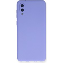 HappyCase  Samsung Galaxy A02 Kılıf Yumuşak Silikon Kılıf - Lila