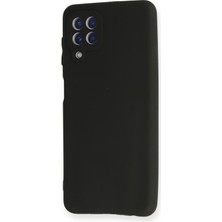 HappyCase  Samsung Galaxy A22 Kılıf Yumuşak Silikon Kılıf - Siyah