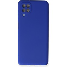 HappyCase  Samsung Galaxy M12 Kılıf Yumuşak Silikon Kılıf - Lacivert