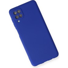 HappyCase  Samsung Galaxy M12 Kılıf Yumuşak Silikon Kılıf - Lacivert