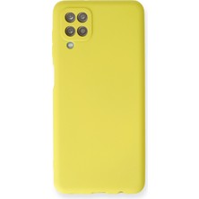 HappyCase  Samsung Galaxy M12 Kılıf Yumuşak Silikon Kılıf - Sarı