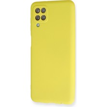 HappyCase  Samsung Galaxy M12 Kılıf Yumuşak Silikon Kılıf - Sarı