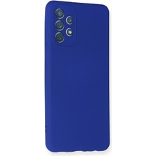 HappyCase  Samsung Galaxy A32 Kılıf Yumuşak Silikon Kılıf - Lacivert