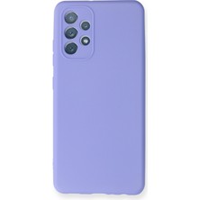 HappyCase  Samsung Galaxy A32 Kılıf Yumuşak Silikon Kılıf - Lila