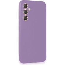 HappyCase  Samsung Galaxy A34 5g Kılıf Yumuşak Silikon Kılıf - Lila