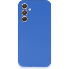 HappyCase  Samsung Galaxy A34 5g Kılıf Yumuşak Silikon Kılıf - Mavi