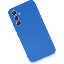 HappyCase  Samsung Galaxy A34 5g Kılıf Yumuşak Silikon Kılıf - Mavi