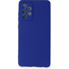 HappyCase  Samsung Galaxy A72 Kılıf Yumuşak Silikon Kılıf - Lacivert