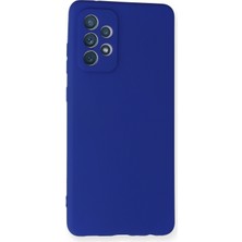 HappyCase  Samsung Galaxy A72 Kılıf Yumuşak Silikon Kılıf - Lacivert