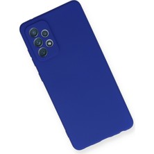 HappyCase  Samsung Galaxy A72 Kılıf Yumuşak Silikon Kılıf - Lacivert