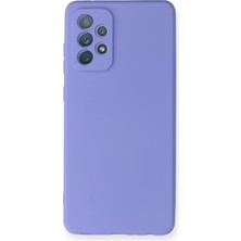 HappyCase  Samsung Galaxy A72 Kılıf Yumuşak Silikon Kılıf - Lila