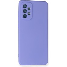 HappyCase  Samsung Galaxy A72 Kılıf Yumuşak Silikon Kılıf - Lila