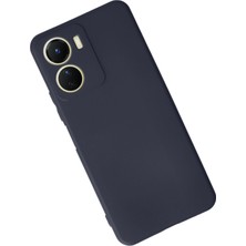 HappyCase  Vivo Y16 Kılıf Yumuşak Silikon Kılıf - Lacivert