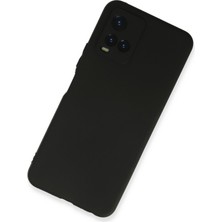 HappyCase  Vivo Y33S Kılıf Yumuşak Silikon Kılıf - Siyah