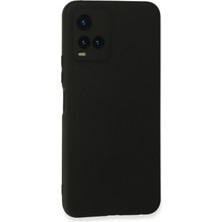 HappyCase  Vivo Y33S Kılıf Yumuşak Silikon Kılıf - Siyah