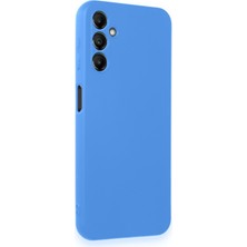 HappyCase  Samsung Galaxy A24 4g Kılıf Yumuşak Silikon Kılıf - Mavi