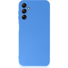 HappyCase  Samsung Galaxy A24 4g Kılıf Yumuşak Silikon Kılıf - Mavi