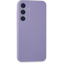 HappyCase  Samsung Galaxy A35 5g Kılıf Yumuşak Silikon Kılıf - Lila