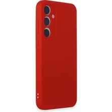 HappyCase  Samsung Galaxy A35 5g Kılıf Yumuşak Silikon Kılıf - Kırmızı