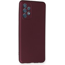 HappyCase  Samsung Galaxy A52 Kılıf Yumuşak Silikon Kılıf - Mürdüm