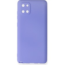 HappyCase  Samsung Galaxy A81 / Note 10 Lite Kılıf Yumuşak Silikon Kılıf - Lila