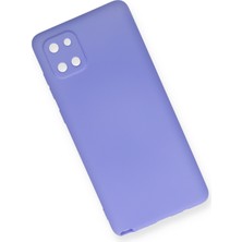 HappyCase  Samsung Galaxy A81 / Note 10 Lite Kılıf Yumuşak Silikon Kılıf - Lila