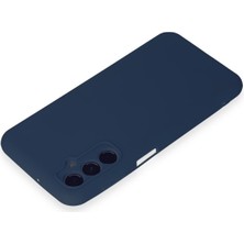 HappyCase  Samsung Galaxy M34 5g Kılıf Yumuşak Silikon Kılıf - Lacivert