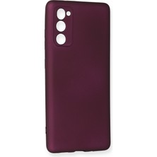 HappyCase  Samsung Galaxy S20 Fe Kılıf Yumuşak Silikon Kılıf - Mürdüm