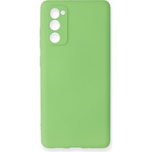 HappyCase  Samsung Galaxy S20 Fe Kılıf Yumuşak Silikon Kılıf - Yeşil