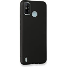 HappyCase  Tecno Spark 6 Go Kılıf Yumuşak Silikon Kılıf - Siyah