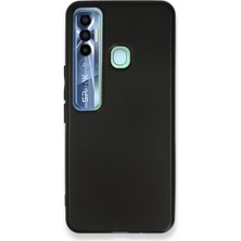 HappyCase  Tecno Spark 7 Pro Kılıf Yumuşak Silikon Kılıf - Siyah