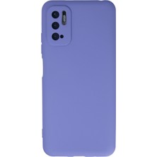 HappyCase  Xiaomi Poco M3 Pro Kılıf Yumuşak Silikon Kılıf - Lila