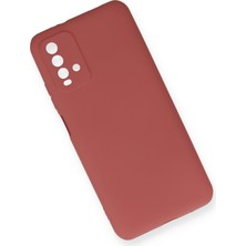 HappyCase  Xiaomi Redmi 9t Kılıf Yumuşak Silikon Kılıf - Kiremit