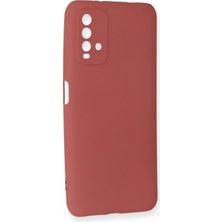 HappyCase  Xiaomi Redmi 9t Kılıf Yumuşak Silikon Kılıf - Kiremit