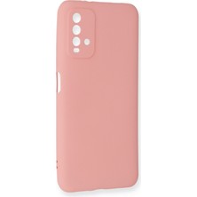 HappyCase  Xiaomi Redmi 9t Kılıf Yumuşak Silikon Kılıf - Pembe