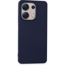 HappyCase  Xiaomi Redmi Note 13 Kılıf Yumuşak Silikon Kılıf - Lacivert