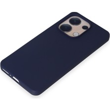 HappyCase  Xiaomi Redmi Note 13 Kılıf Yumuşak Silikon Kılıf - Lacivert