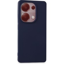 HappyCase  Xiaomi Redmi Note 13 Pro 4g Kılıf Yumuşak Silikon Kılıf - Lacivert