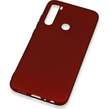 HappyCase  Xiaomi Redmi Note 8 Kılıf Yumuşak Silikon Kılıf - Bordo