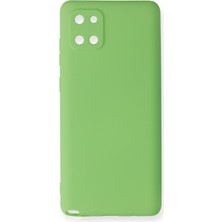 HappyCase  Samsung Galaxy A81 / Note 10 Lite Kılıf Yumuşak Silikon Kılıf - Yeşil