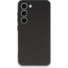 HappyCase  Samsung Galaxy S23 Kılıf Yumuşak Silikon Kılıf - Siyah