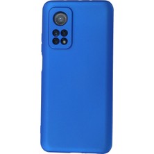 HappyCase  Xiaomi Mi 10T Kılıf Yumuşak Silikon Kılıf - Mavi