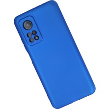 HappyCase  Xiaomi Mi 10T Kılıf Yumuşak Silikon Kılıf - Mavi