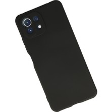 HappyCase  Xiaomi Mi 11 Lite Kılıf Yumuşak Silikon Kılıf - Siyah