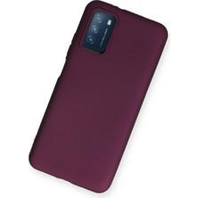 HappyCase  Xiaomi Pocophone M3 Kılıf Yumuşak Silikon Kılıf - Mürdüm